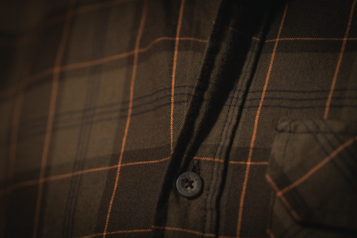 Glen Flanellhemd – Pine Green/Dark Navy Check – Seeland