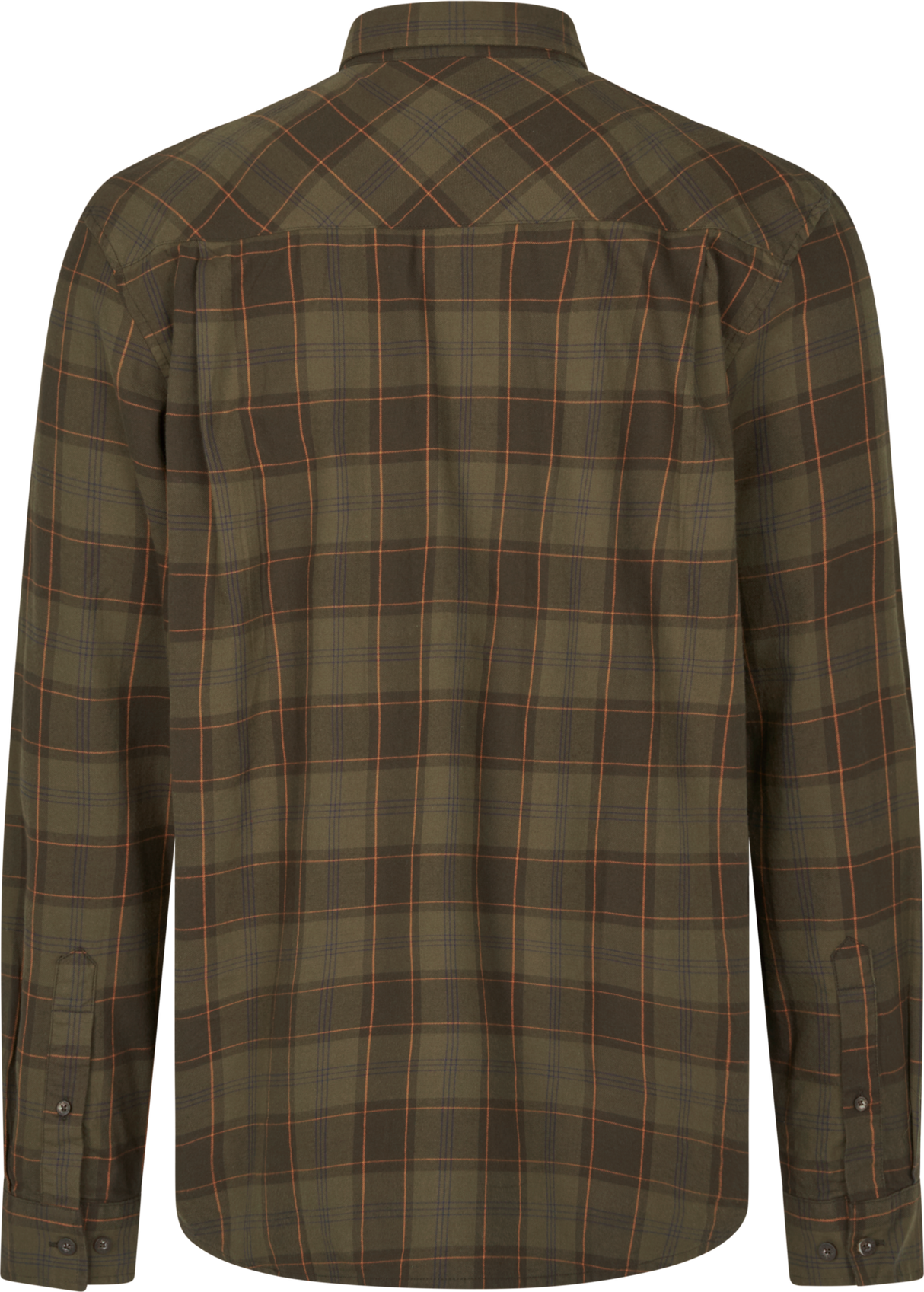 Glen Flanellhemd – Pine Green/Dark Navy Check – Seeland