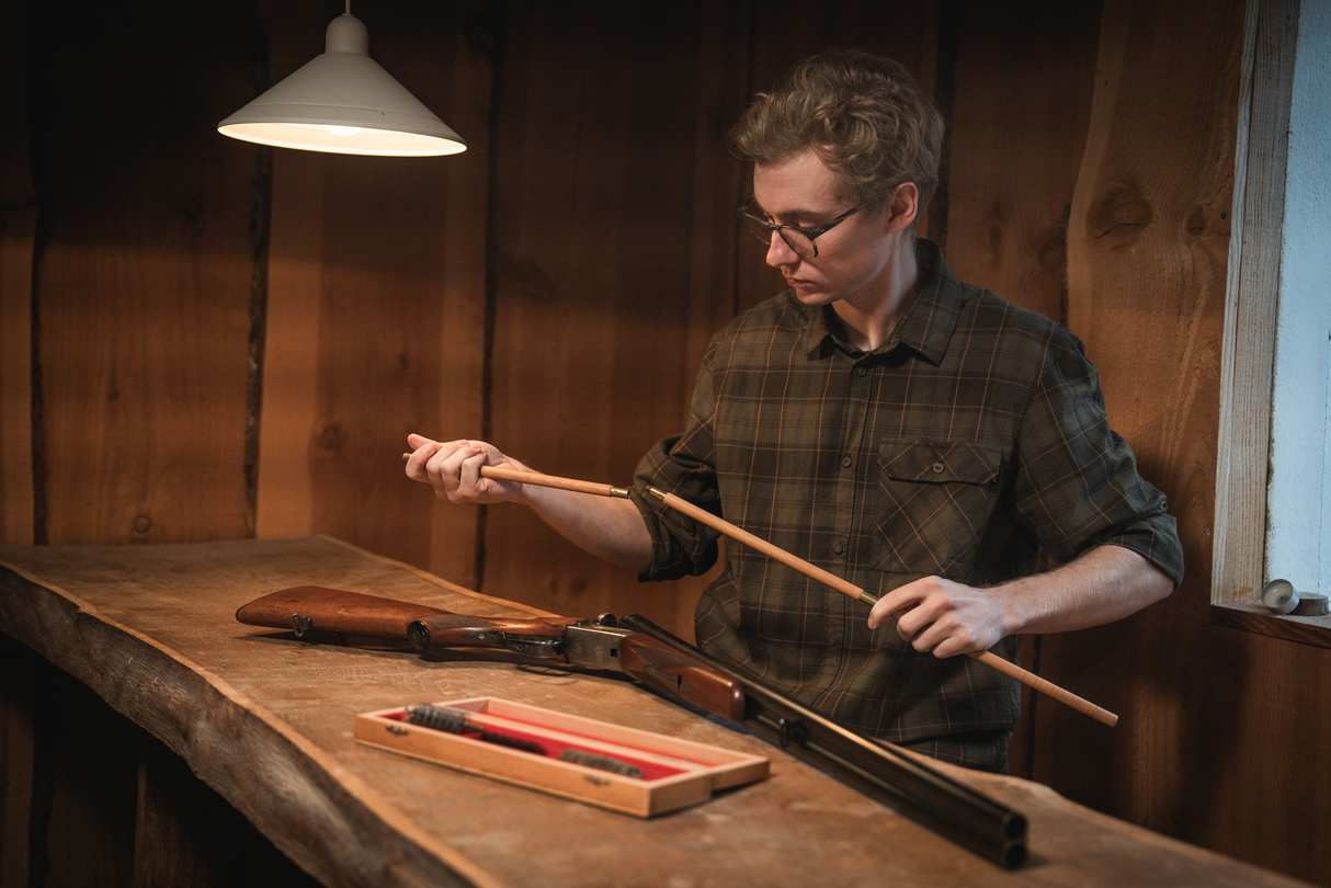 Glen Flanellhemd – Pine Green/Dark Navy Check – Seeland