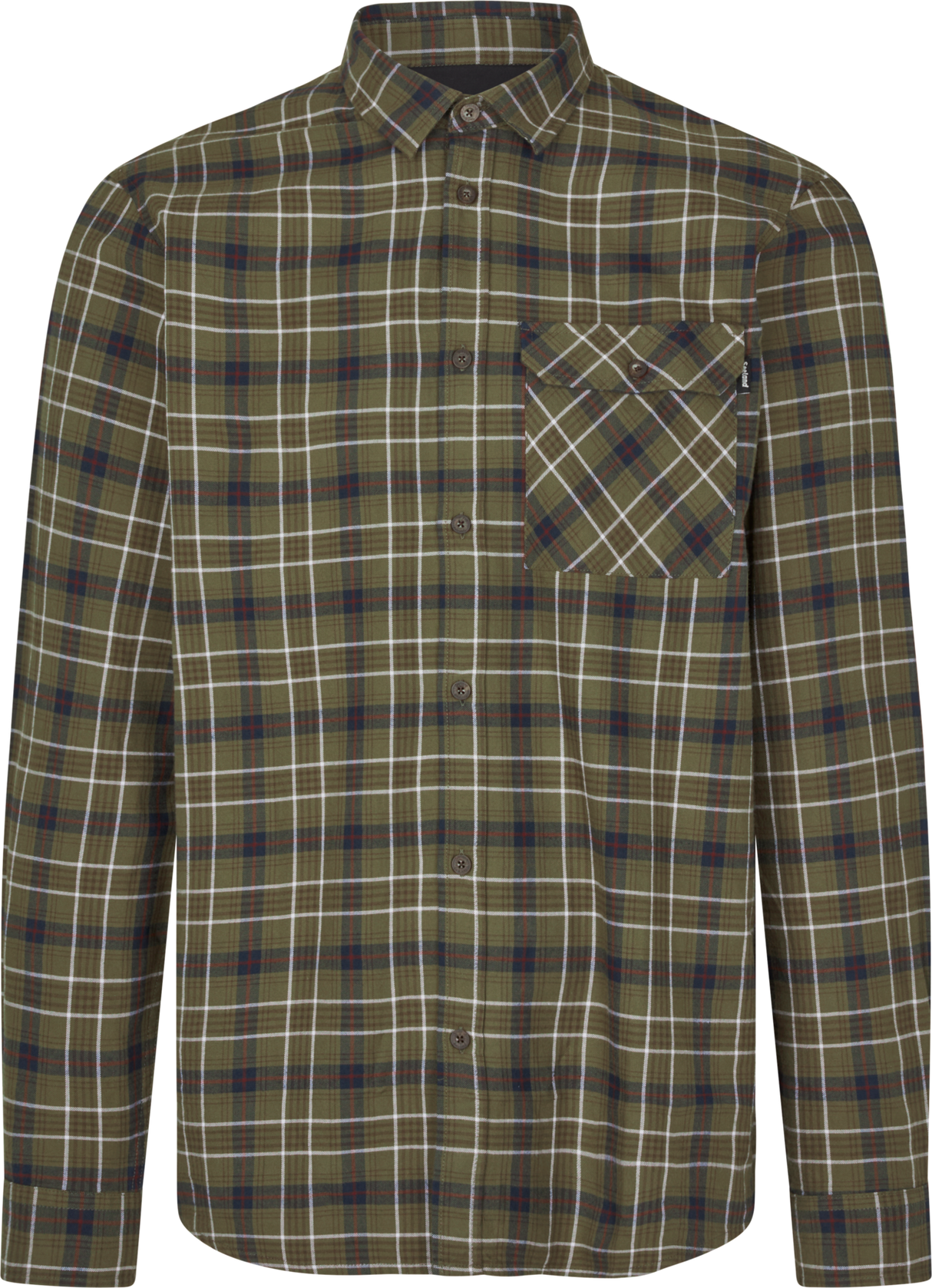 Flanellhemd - Grape Leaf/Dark Navy Check – Seeland