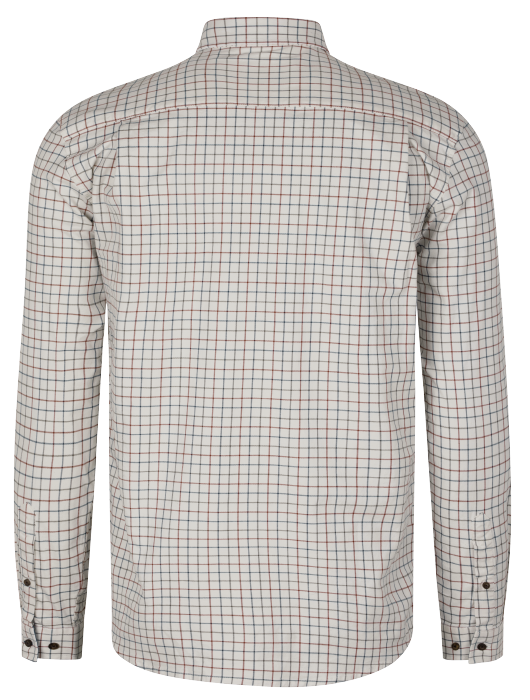 Oxford Shooting Hemd - Grape Leaf/Terracotta Check - Seeland