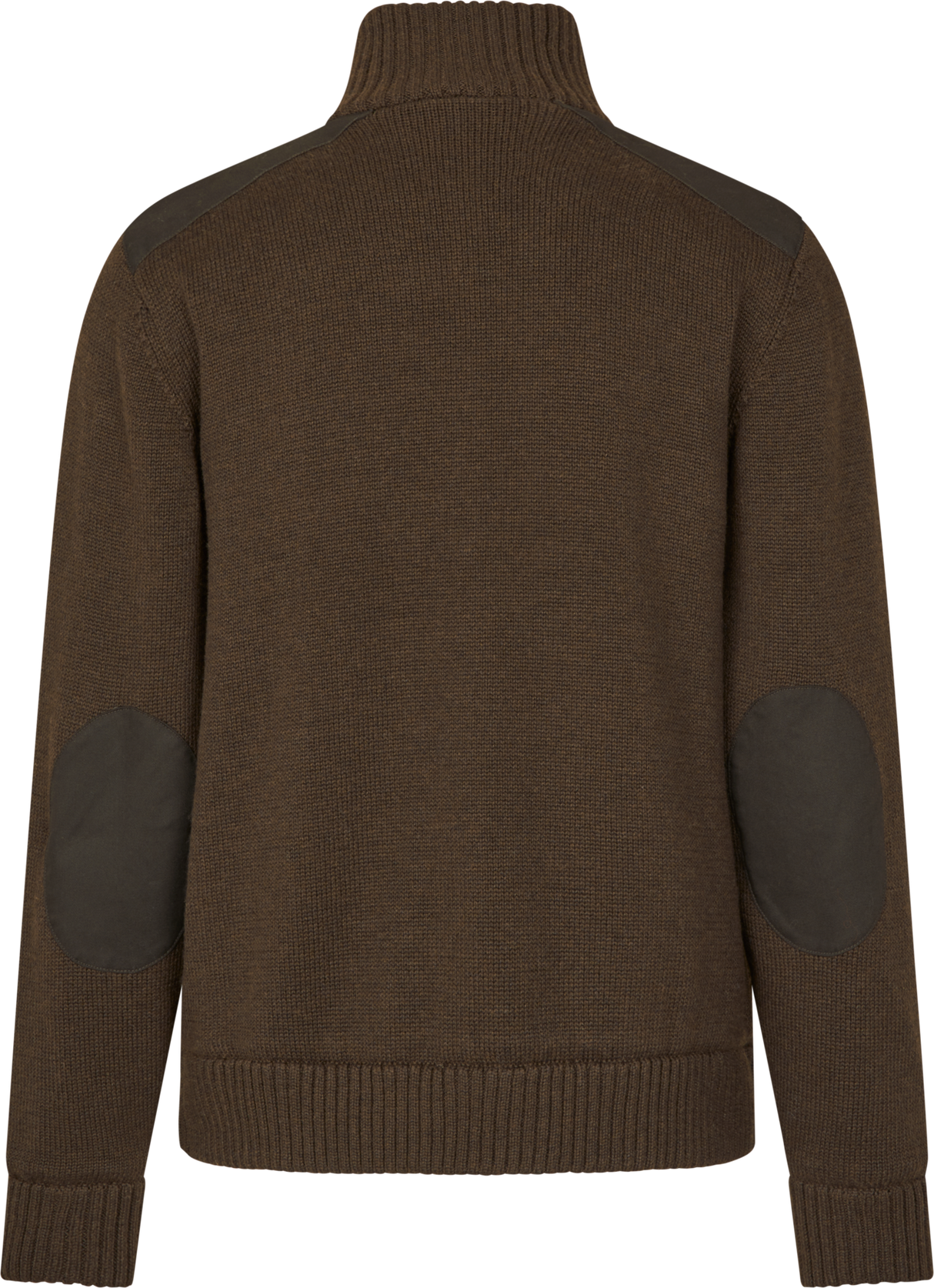 Gestrickte Windjacke Dunkelbraun – Seeland