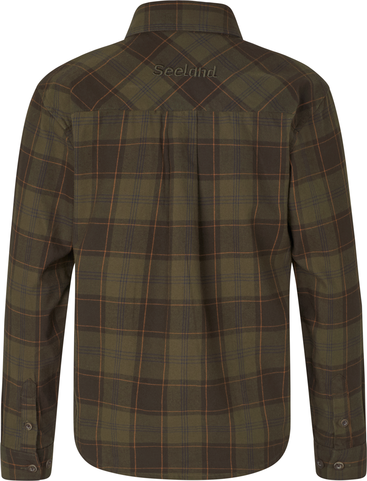 Flanellhemd - Pine Green/Dark Navy Check - Glen Junior – Seeland