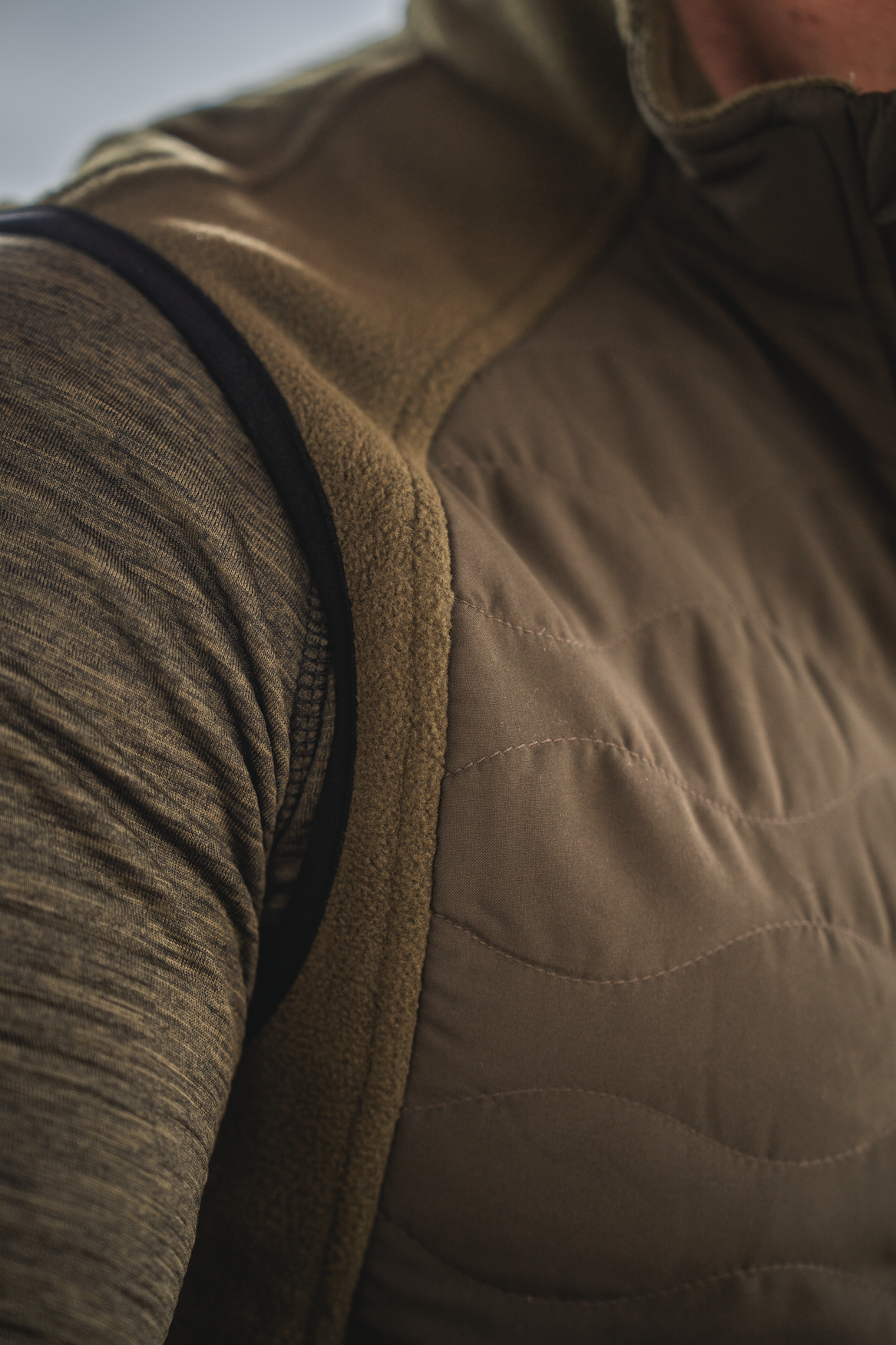 Gale Fleeceweste Pine green - Seeland