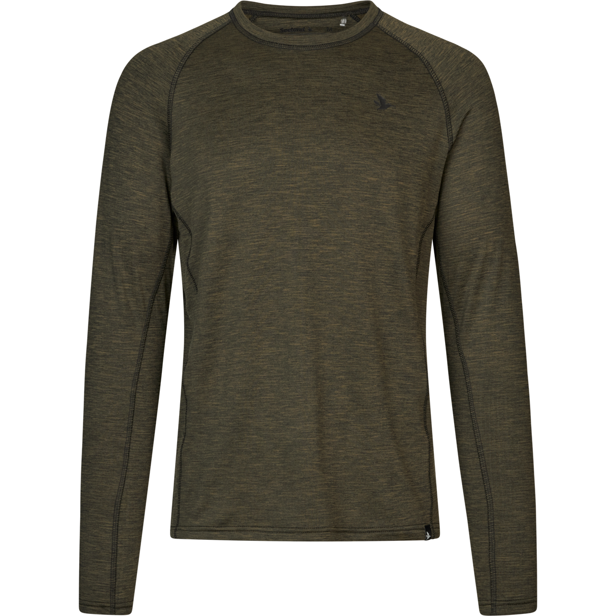 Peak T-Shirt Pine green melange - Seeland