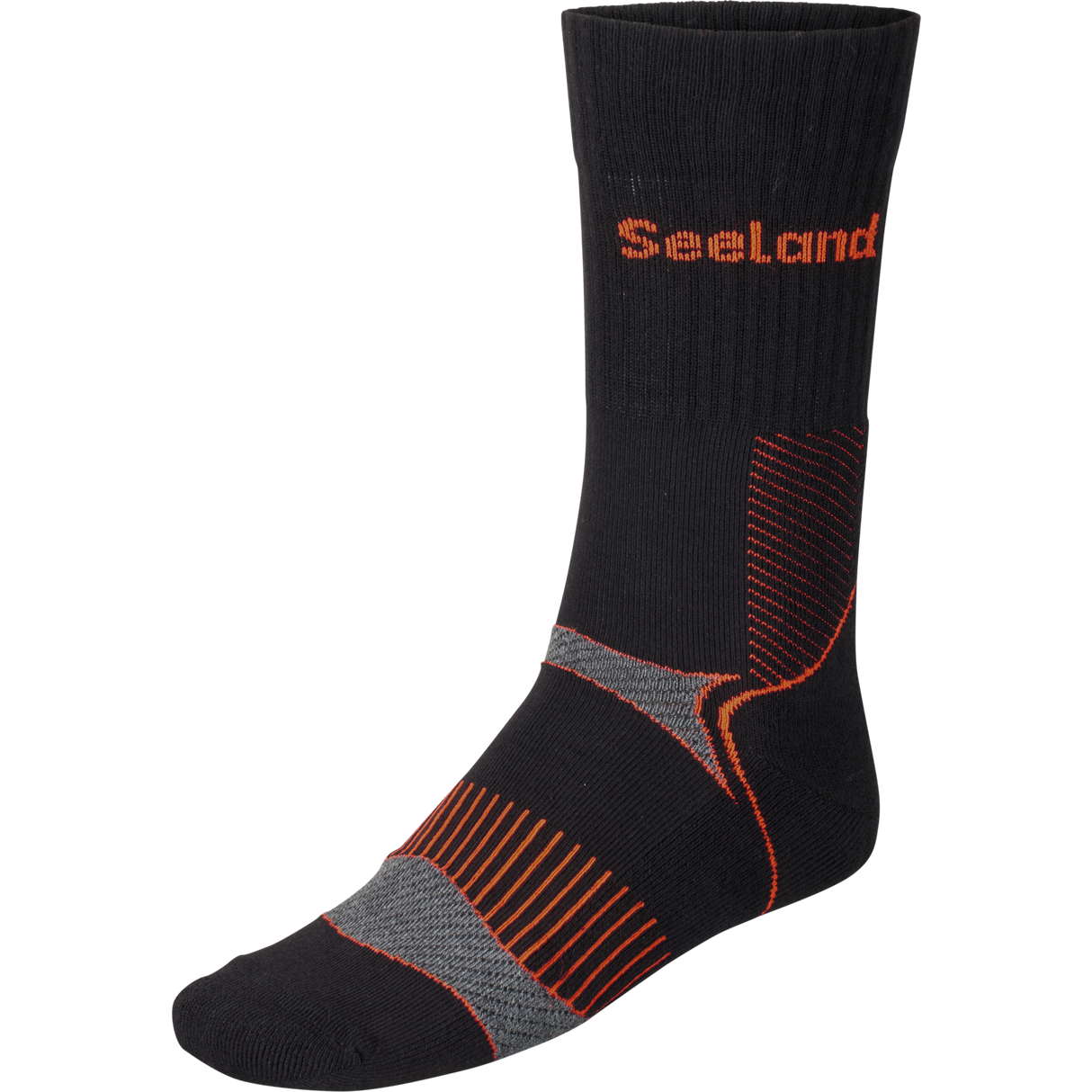 Field Coolmax-Socken - 2er-Pack Schwarz/Dunkelgrau - Seeland