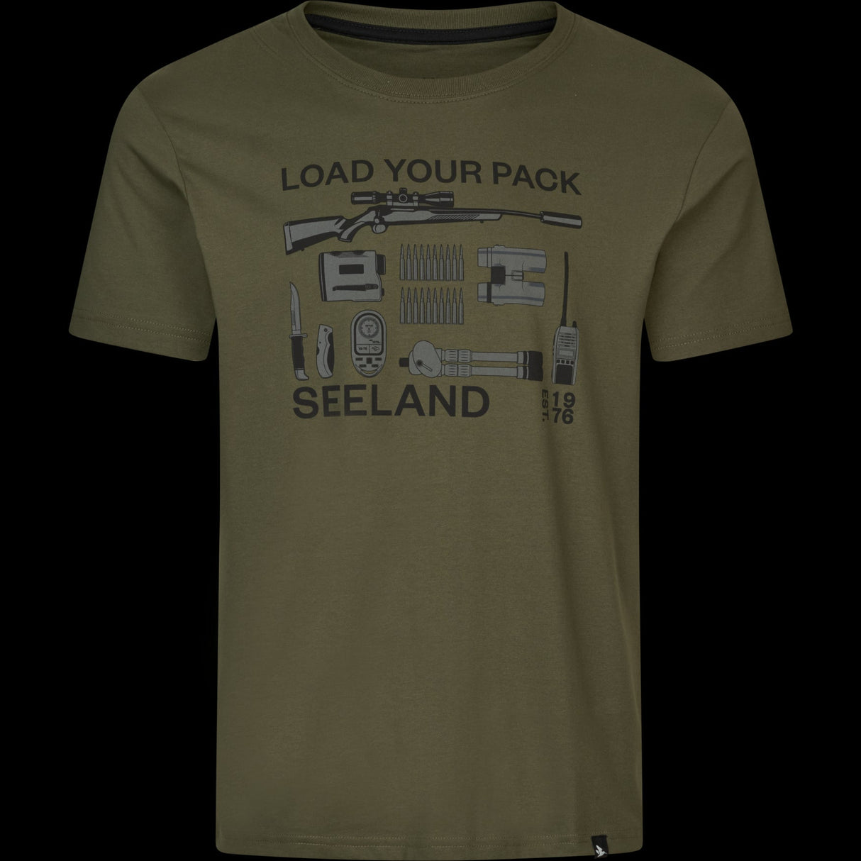 Packbares T-Shirt Grape leaf - Seeland