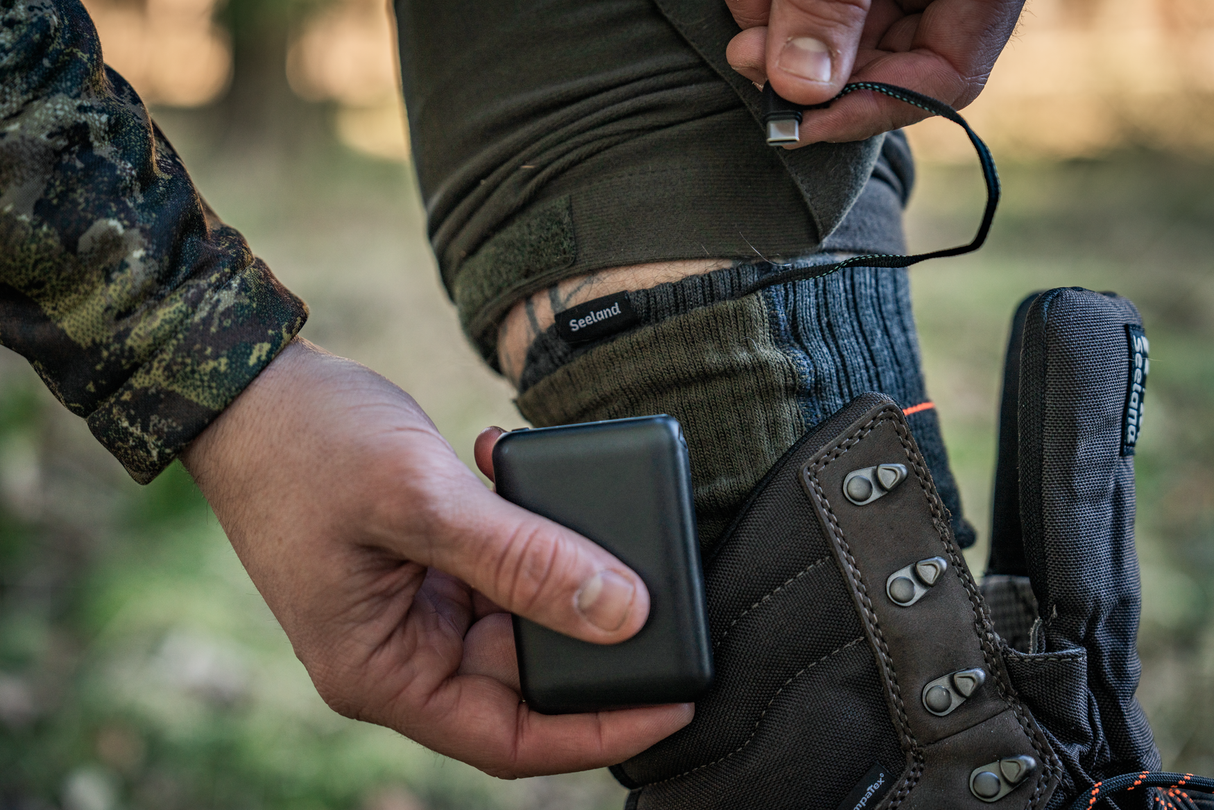 Socken Pine green melange – Seeland