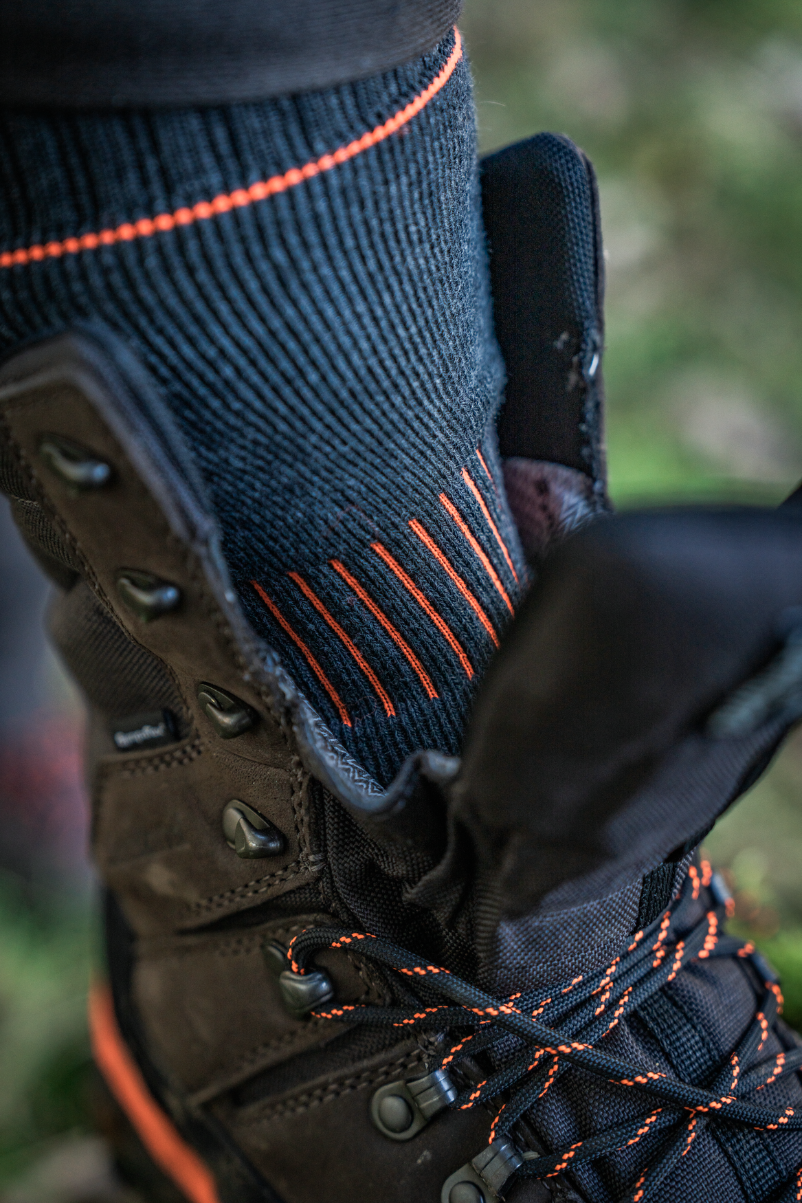 Socken Pine green melange – Seeland