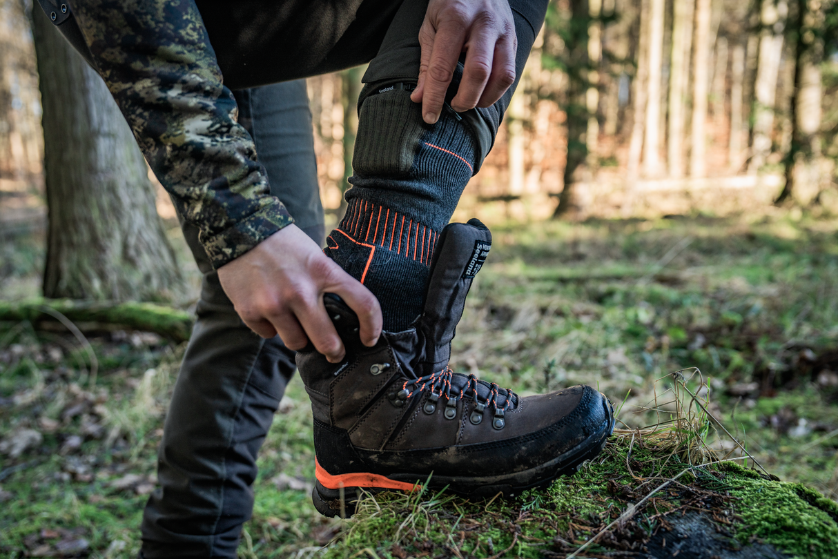 Socken Pine green melange – Seeland