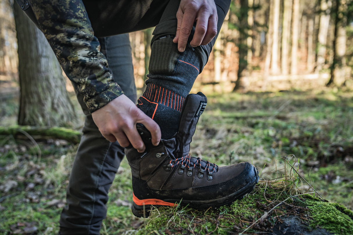 Socken Pine green melange – Seeland