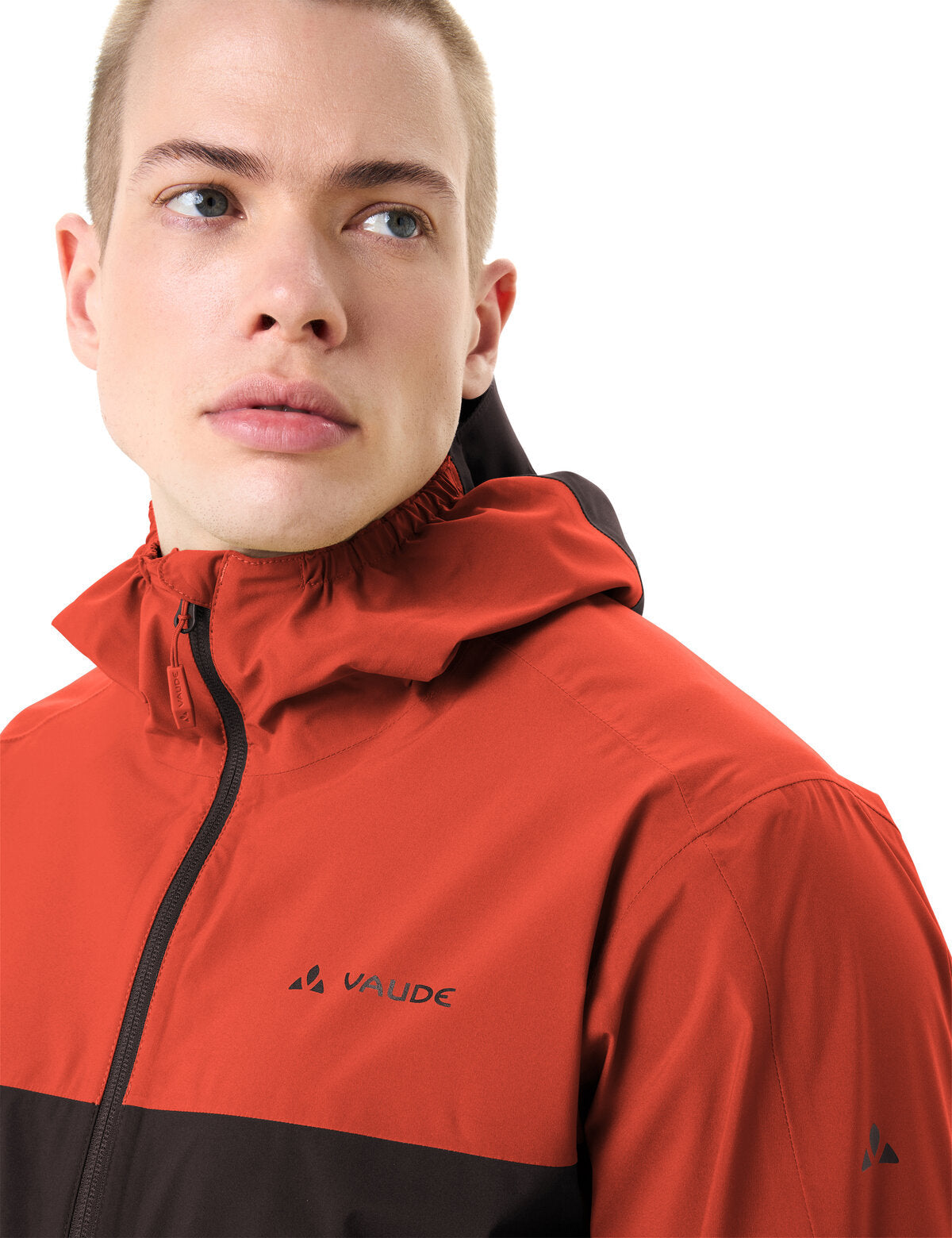 Herren Moab Rain Jacket glowing red/black - Vaude