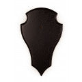 Trophäenschild, Bock, Eichenschild Dunkel 20x13