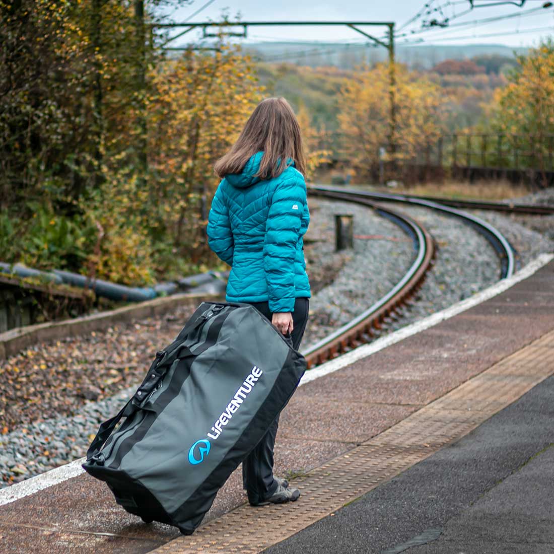 Expedition Roll-Duffel Koksgrå/Sort / 120 L – LifeVenture