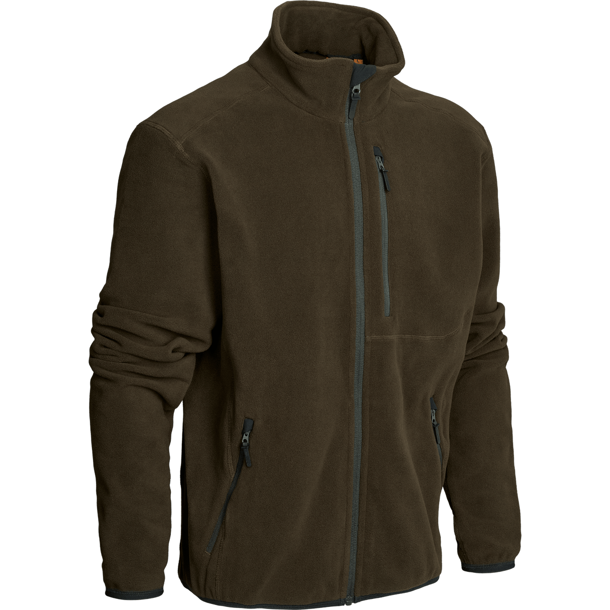 KETTIL 2000 Fleece in dunklem Grün/Grau - Northern hunting