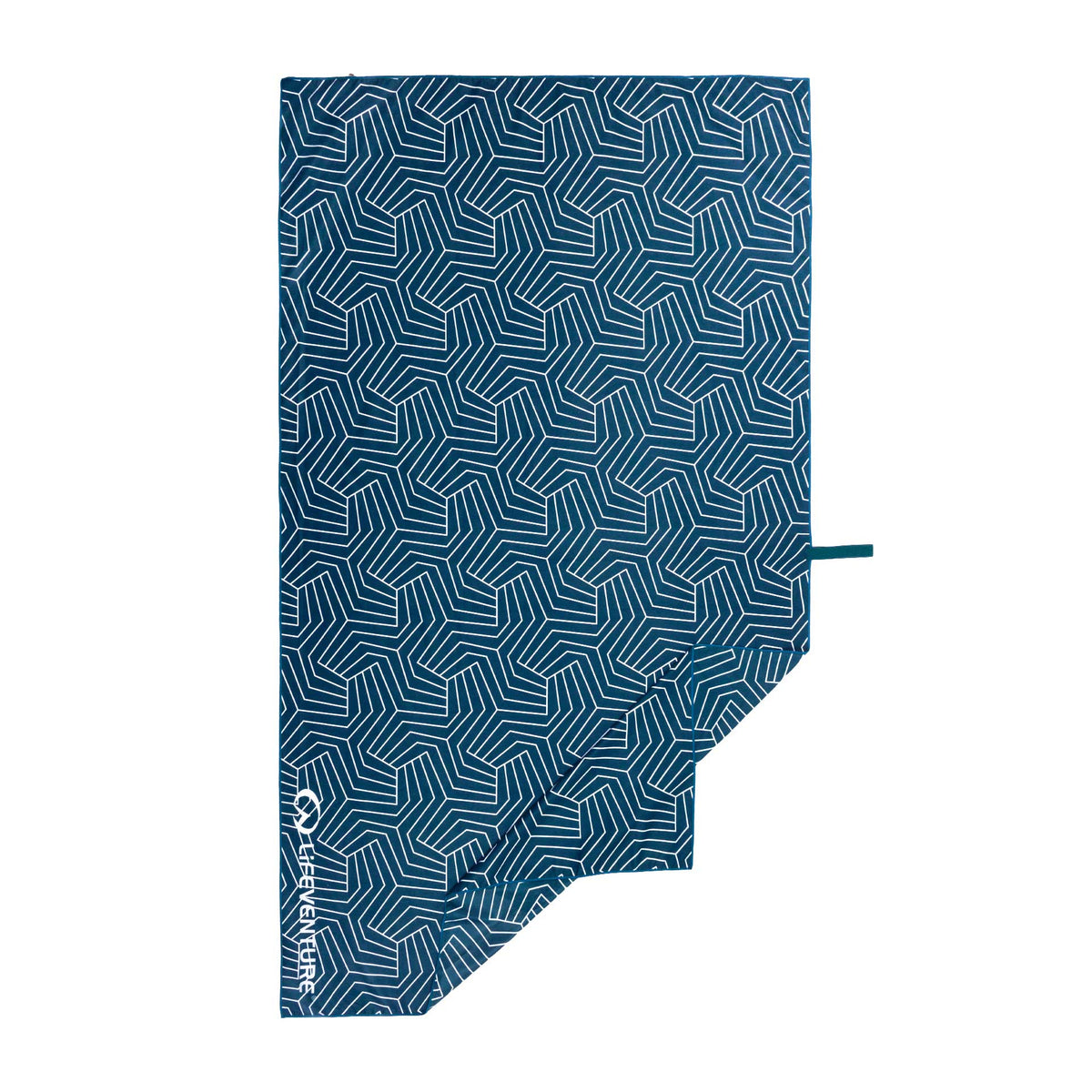 Recyceltes SoftFibre Trek Handtuch, geometrisch – Life Venture