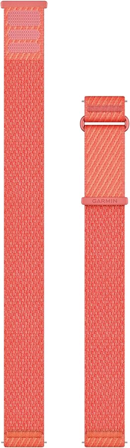 Quick Release remme (20 mm), Coral/Red Pink ComfortFit stof 2