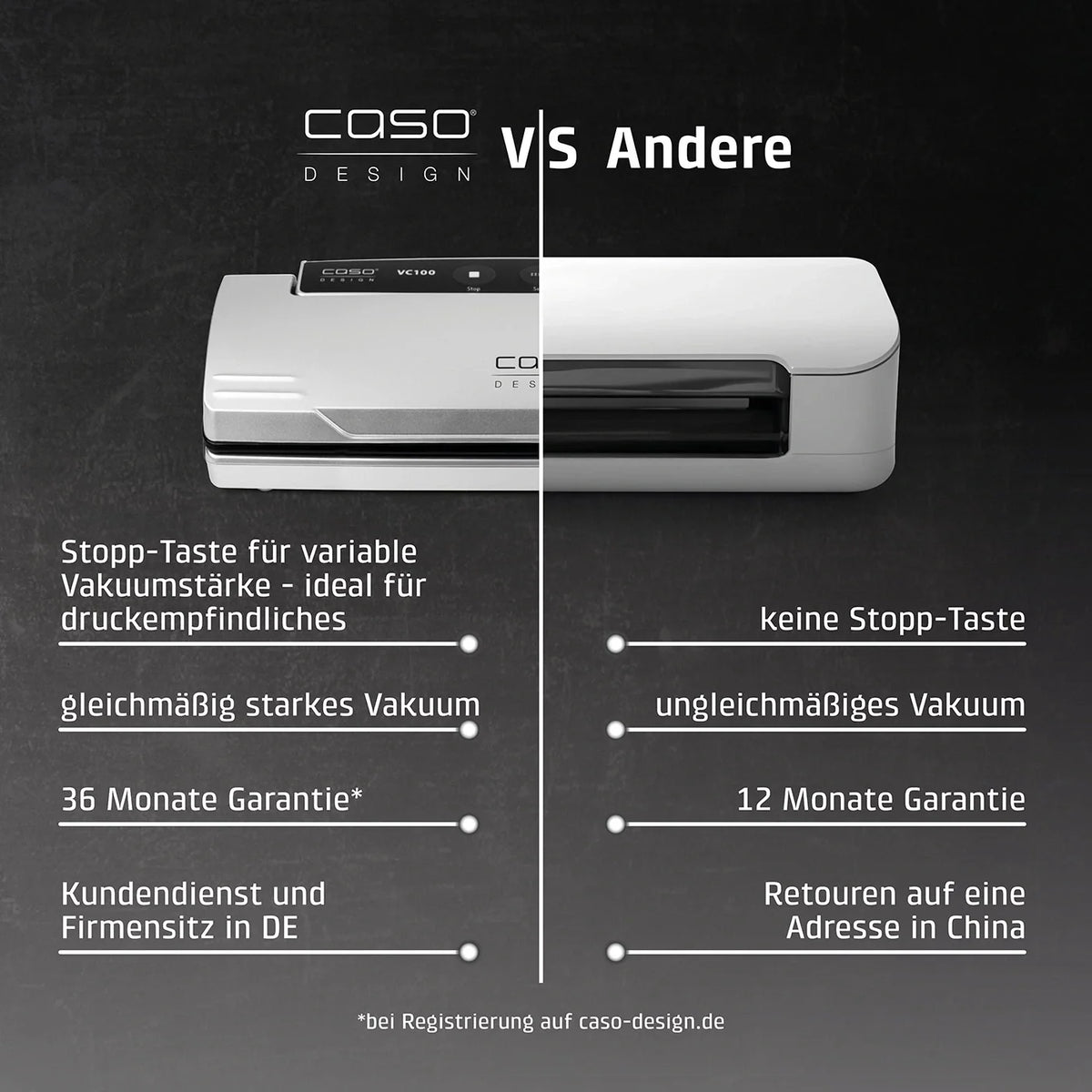 Vakuumierer VC - 100 - Caso