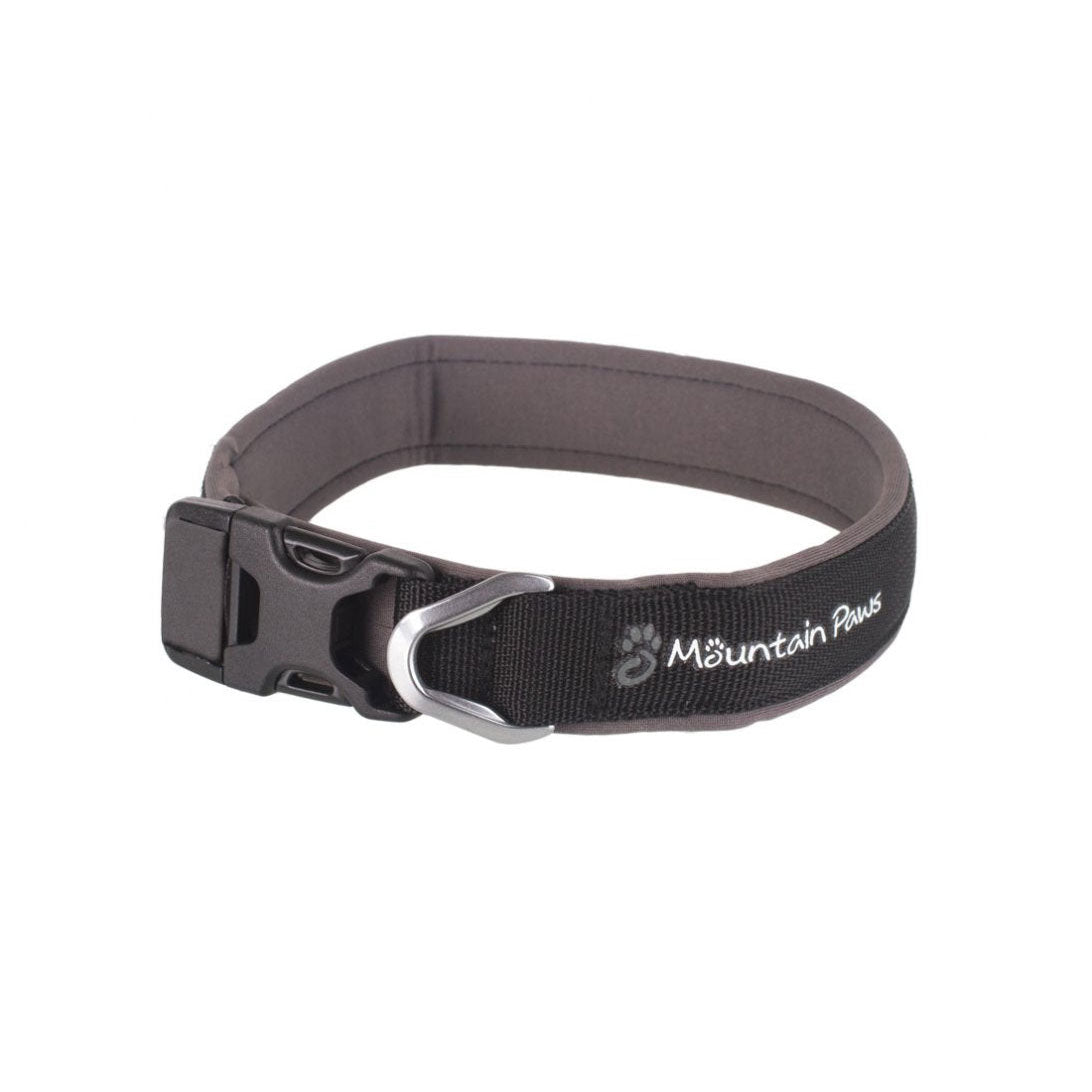 Hundehalsband Mittel Schwarz – Mountain Paws