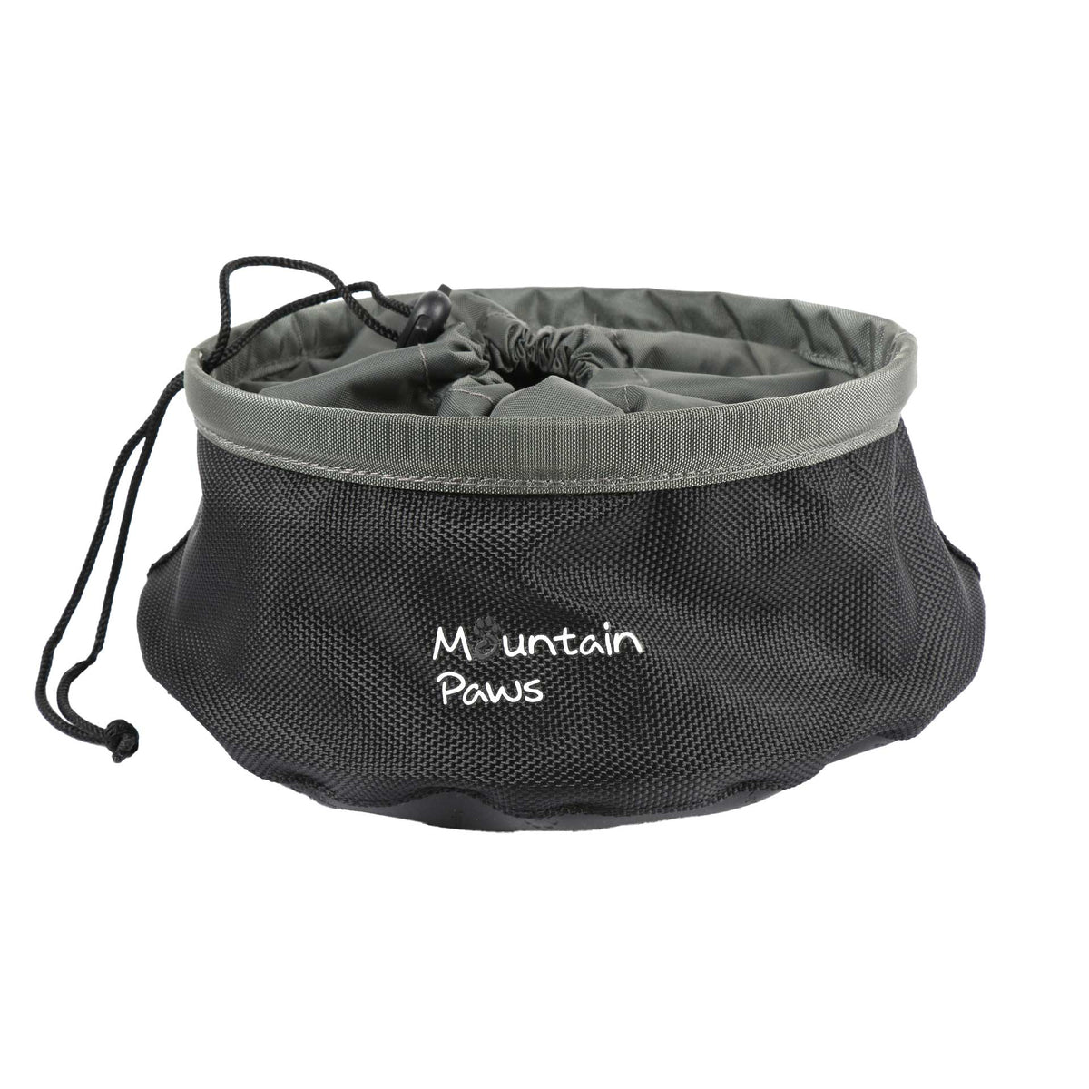 Zusammenklappbare Futterschüssel Schwarz – Mountain Paws