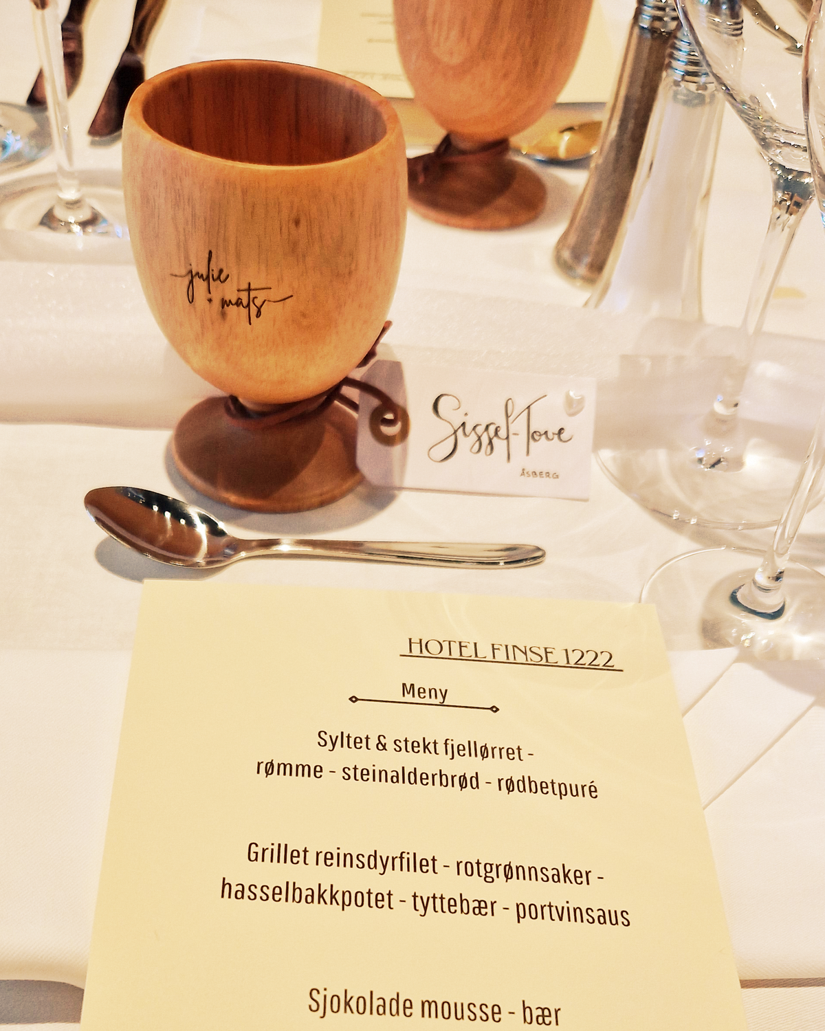 Weinbecher aus Holz - Øyo