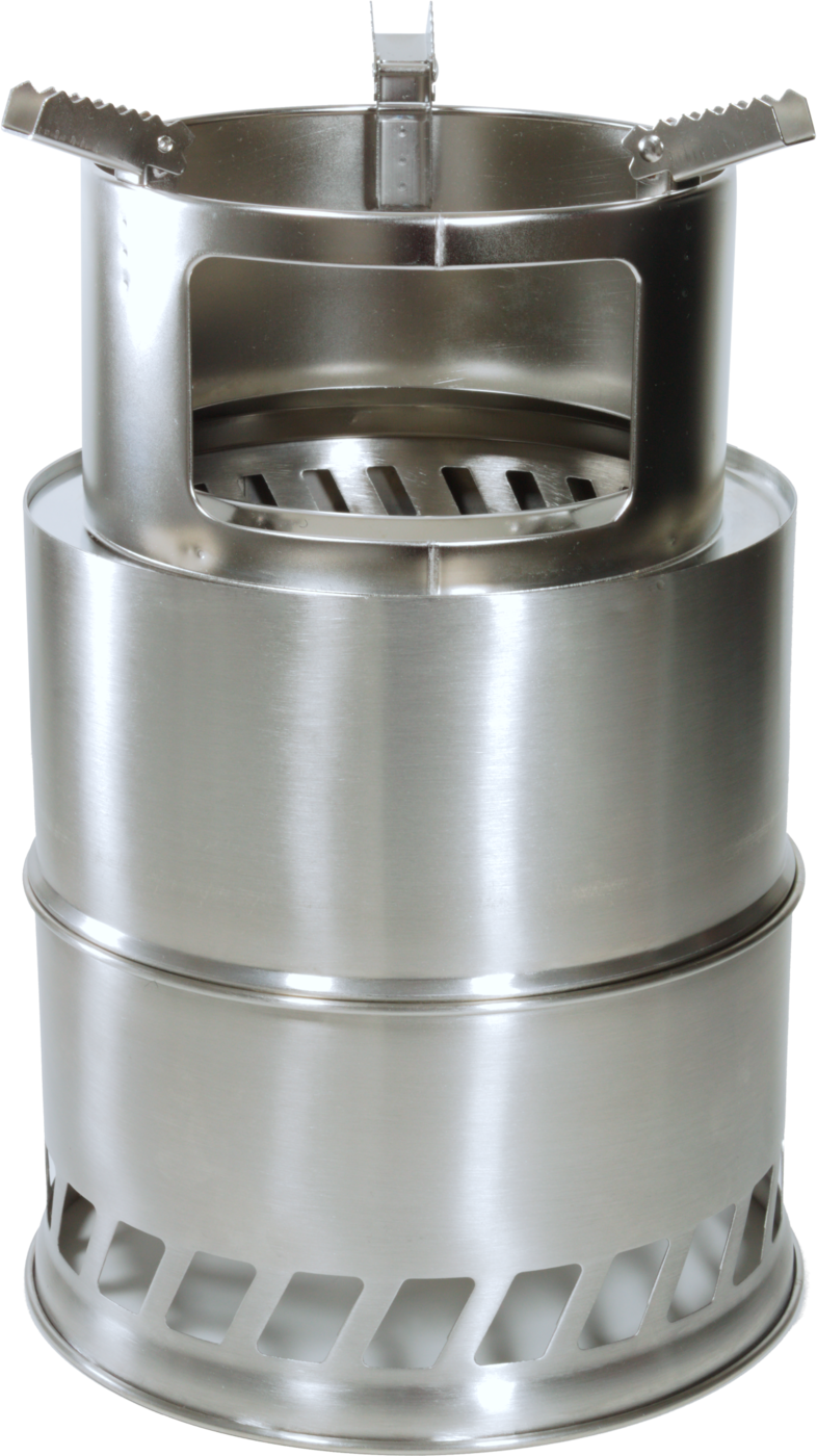 Hiking Wood Stove - Hallmark - Stainless Steel