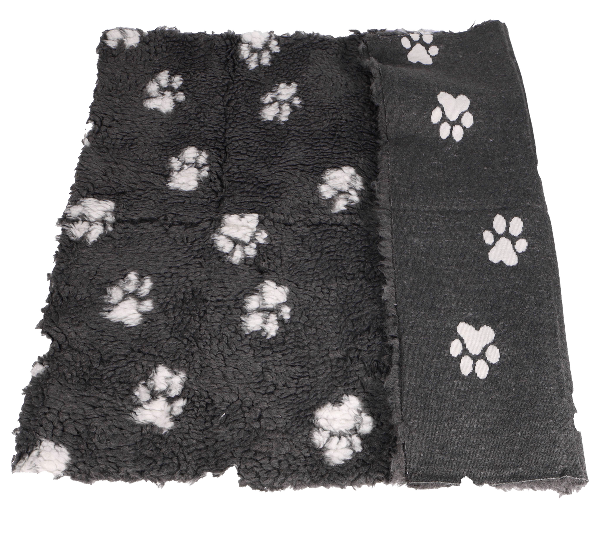 Active Canis Vetbed 100x150 cm, Large grau mit Pfoten