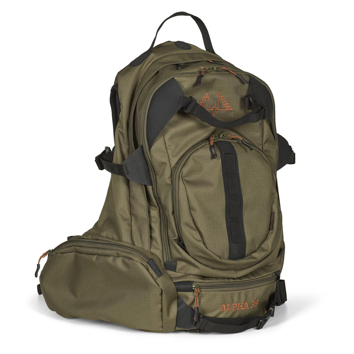 Alpha 38 Rucksack Hunting Green - Swedteam