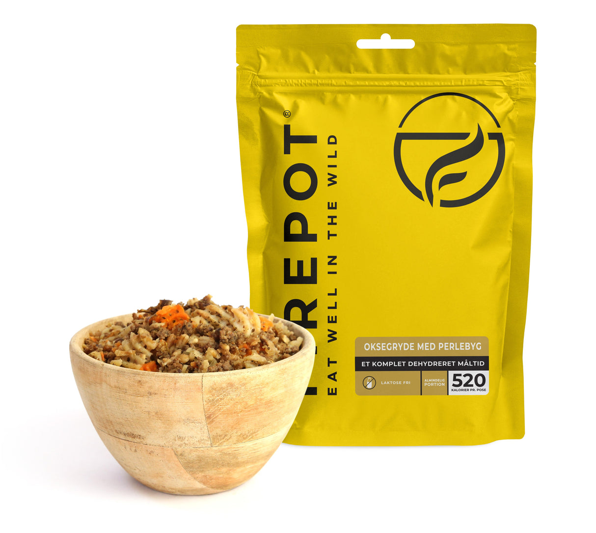 Rindergulasch mit Perlgraupen – Firepot