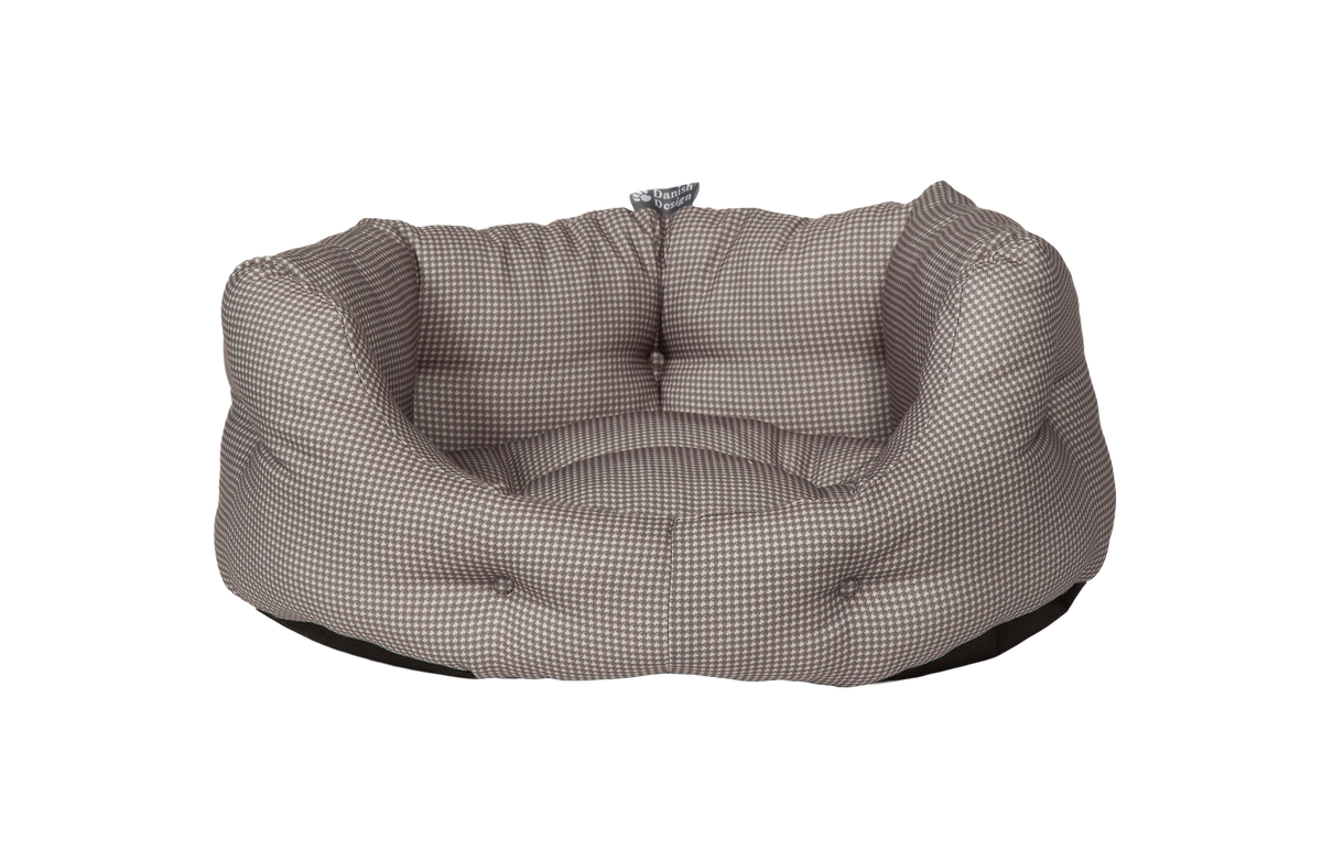 Snuggle Bed Vintage Dogstooth 101 cm