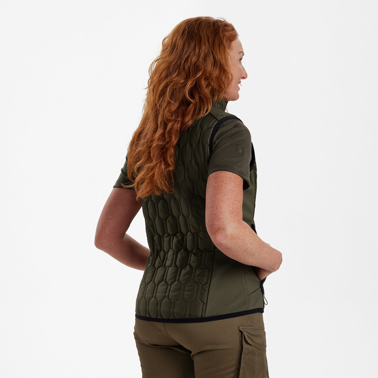 Lady Mossdale gesteppte Weste Forest Green - Deerhunter