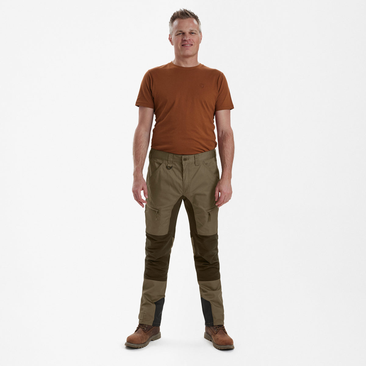 Rogaland Stretchhose mit Kontrast Driftwood - Deerhunter
