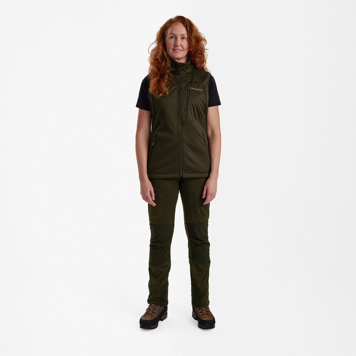 Lady Excape Softshell-Weste Art Green - Deerhunter