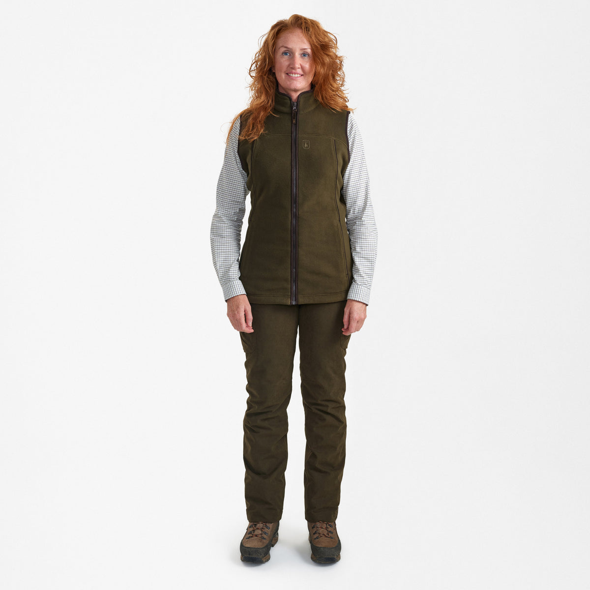 Lady Eagle Fleeceweste Tarmac Green - Deerhunter