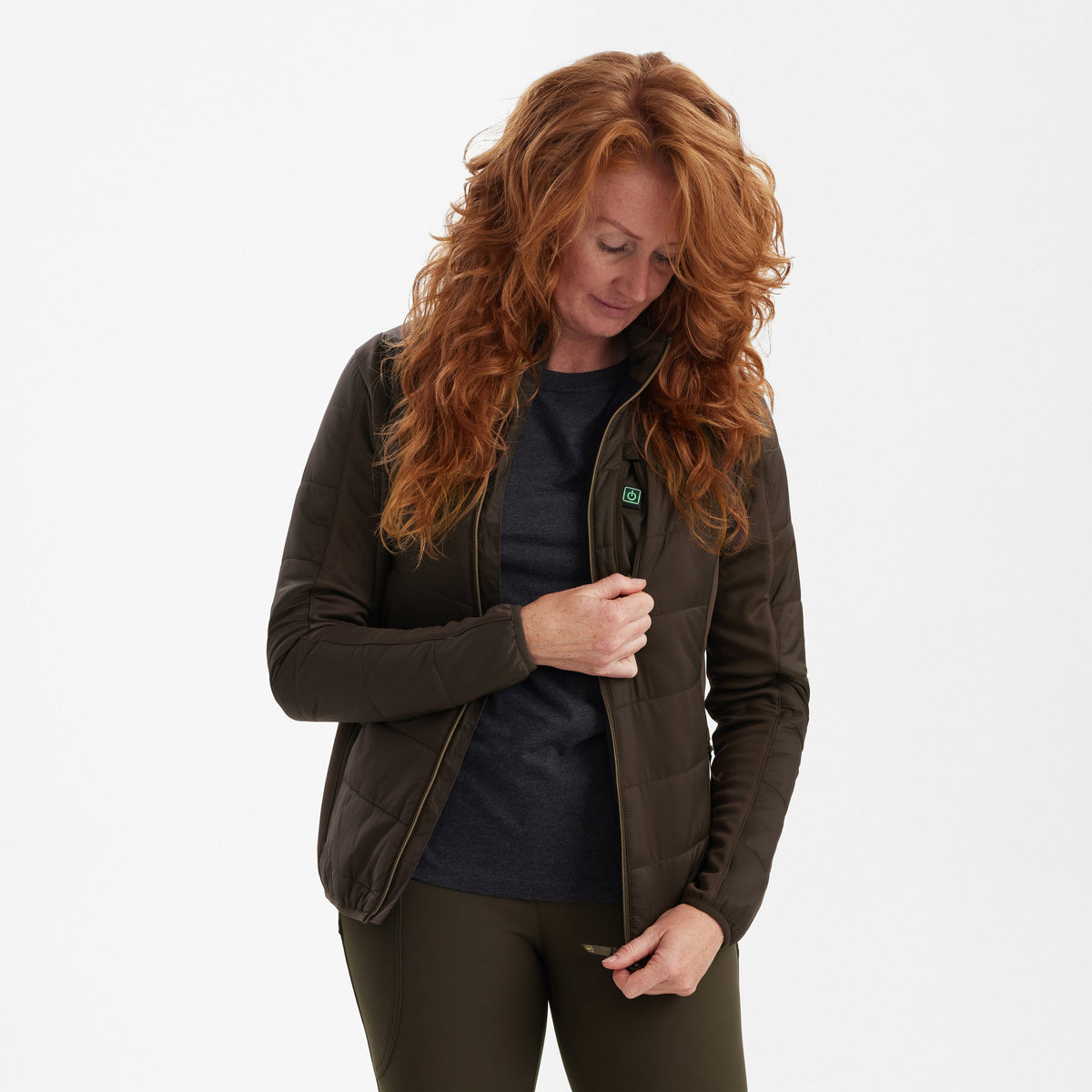 Lady Heat wattierte Jacke - Wood - Deerhunter