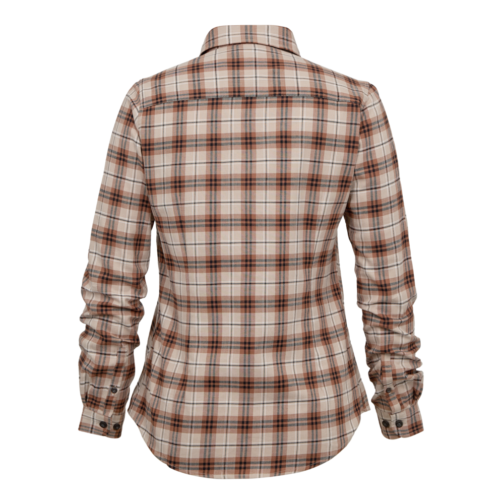 Lady Louisa Hemd Orange Karo - Deerhunter