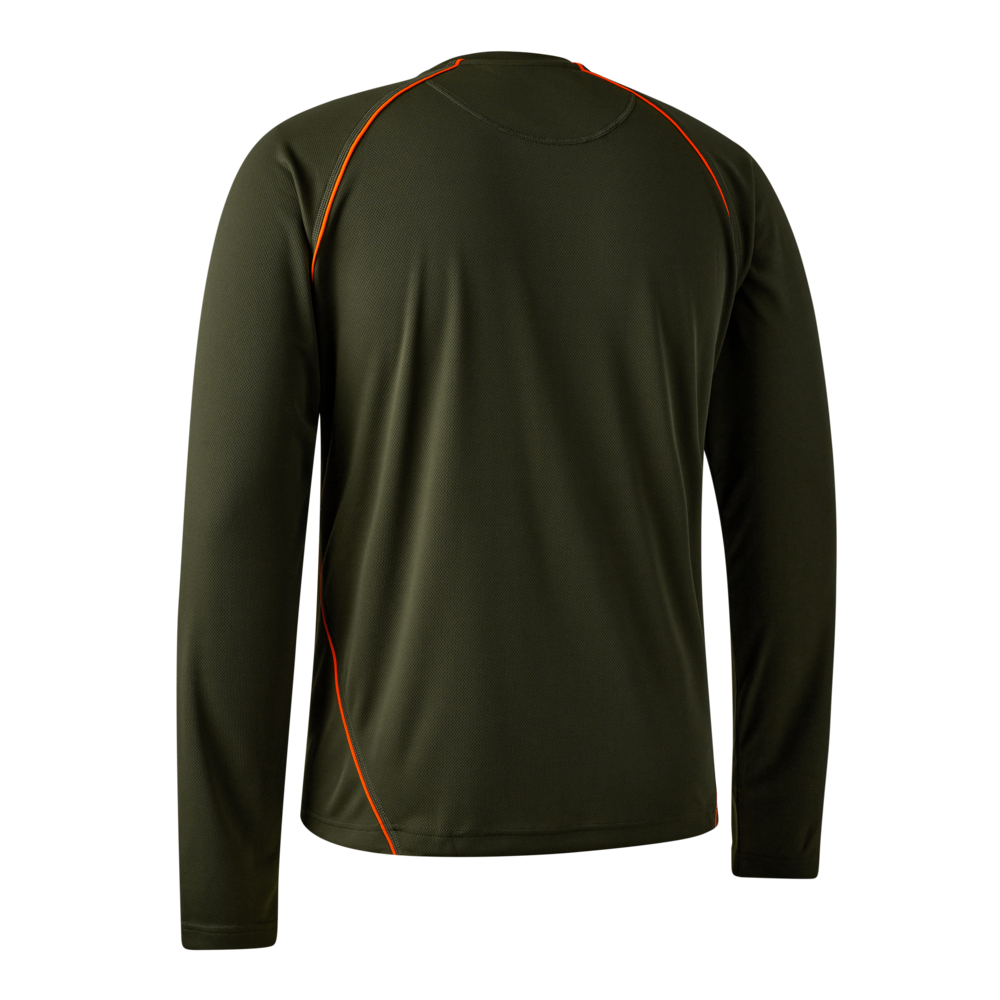 Chamois T-Shirt mit langen Ärmeln Forest Green - Deerhunter