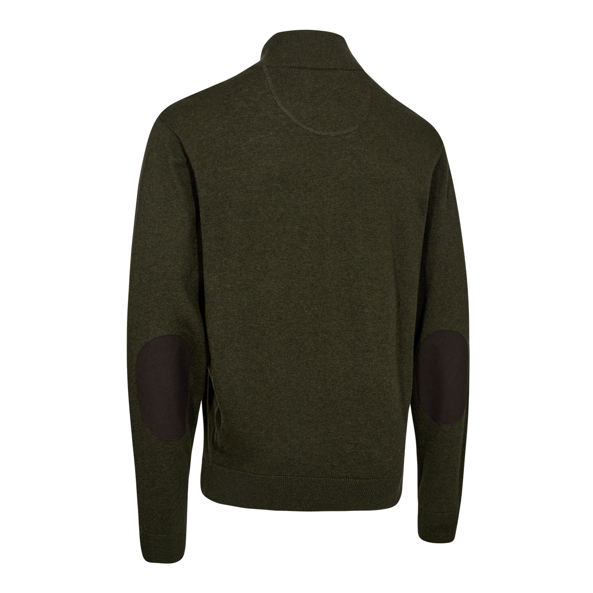 Harrington Strickpullover mit Reißverschlusskragen - Forest Ember Melange - Deerhunter