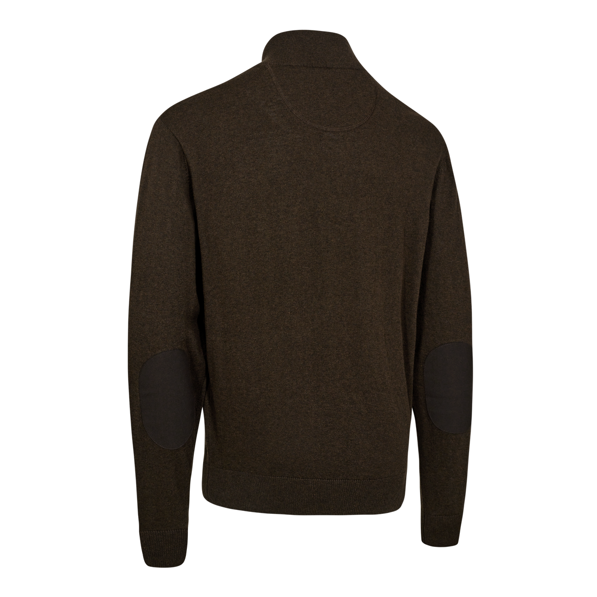 Harrington Strickpullover mit Reißverschlusskragen - Forest Ember Melange - Deerhunter