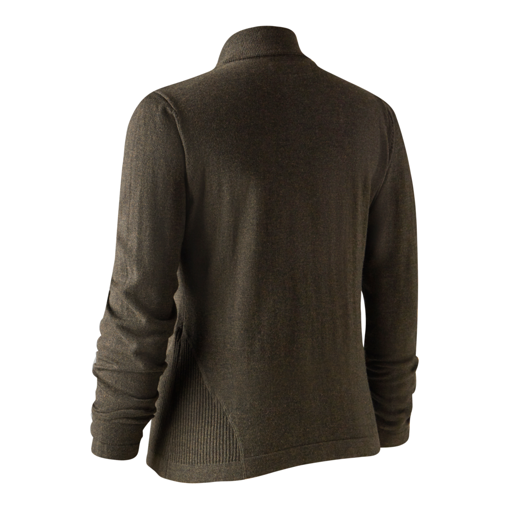Lady Darlington Strickcardigan - Dark Elm - Deerhunter