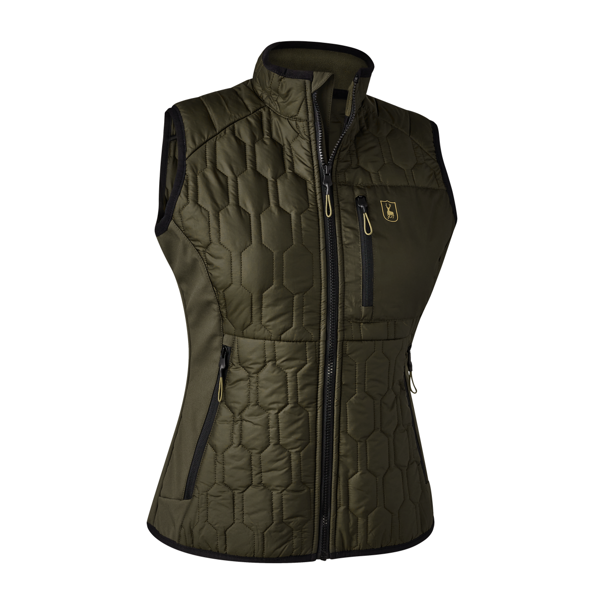 Lady Mossdale gesteppte Weste Forest Green - Deerhunter