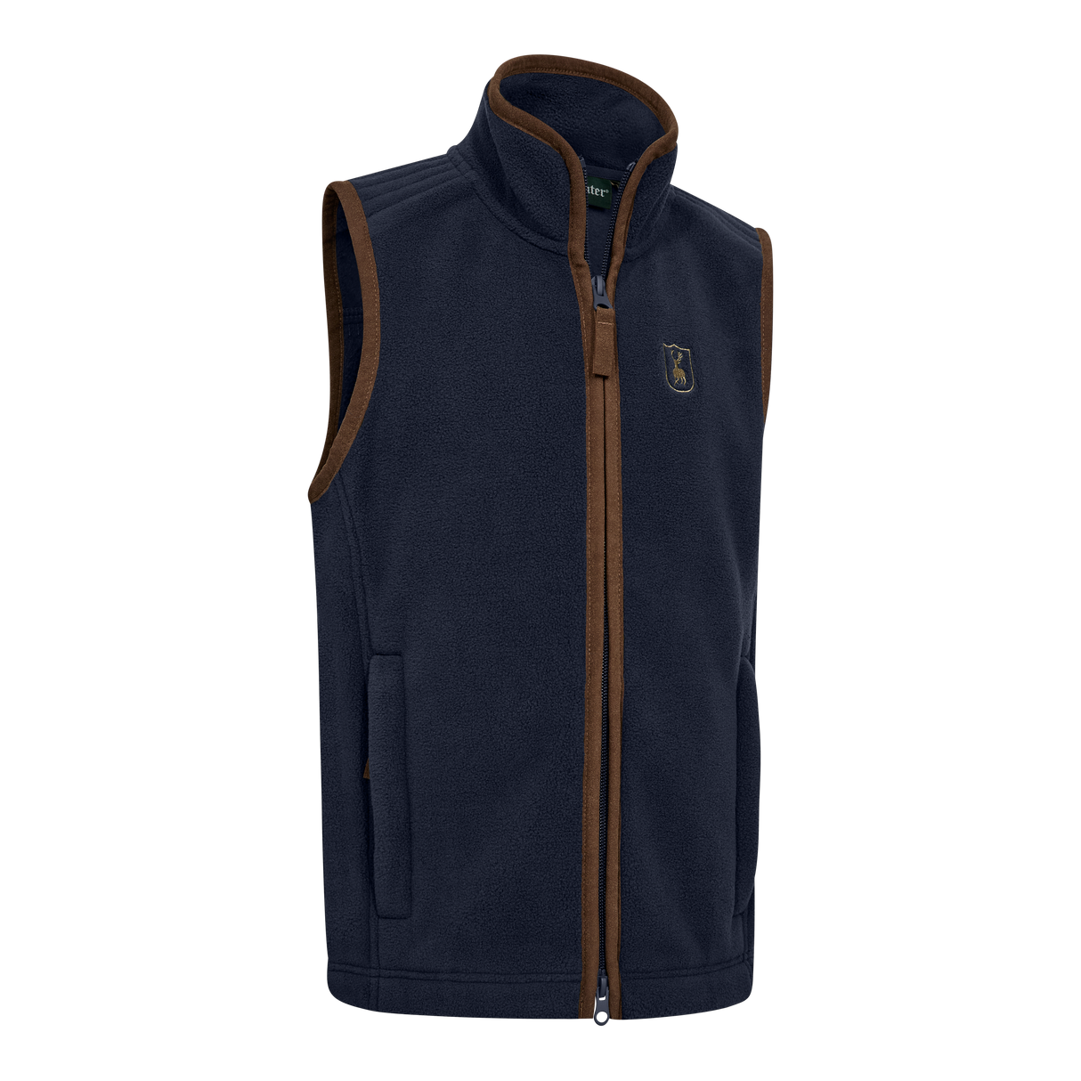Junior Cumbria Fleeceweste Dunkelblau - Deerhunter