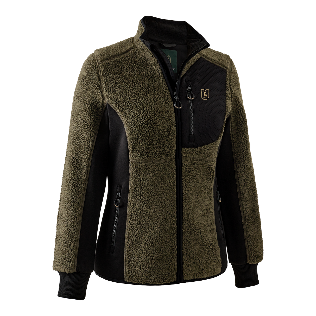 Lady Roja Faserpelzjacke Adventure Green - Deerhunter
