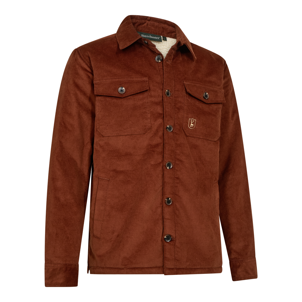 Sherpa-gefütterte Cordjacke - Rustleaf – Deerhunter