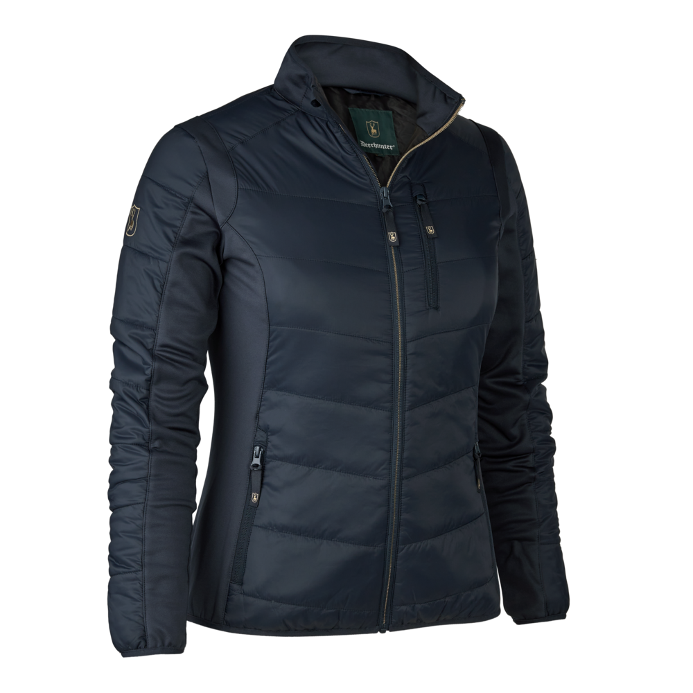 Gr. 38 - Lady Heat Gepolsterte Jacke - Dunkelblau - Deerhunter - Umtauschware