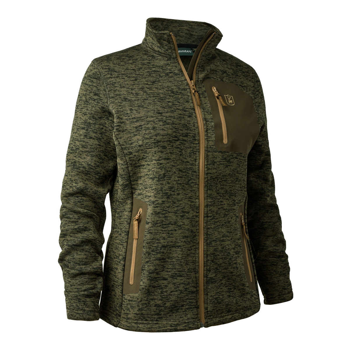 Lady Sarek Strickjacke Oliv - Deerhunter