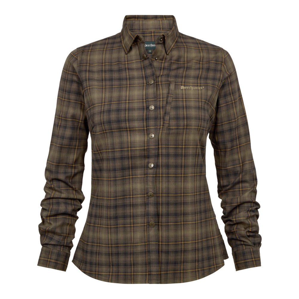 Lady Emery Hemd Green Check - Deerhunter