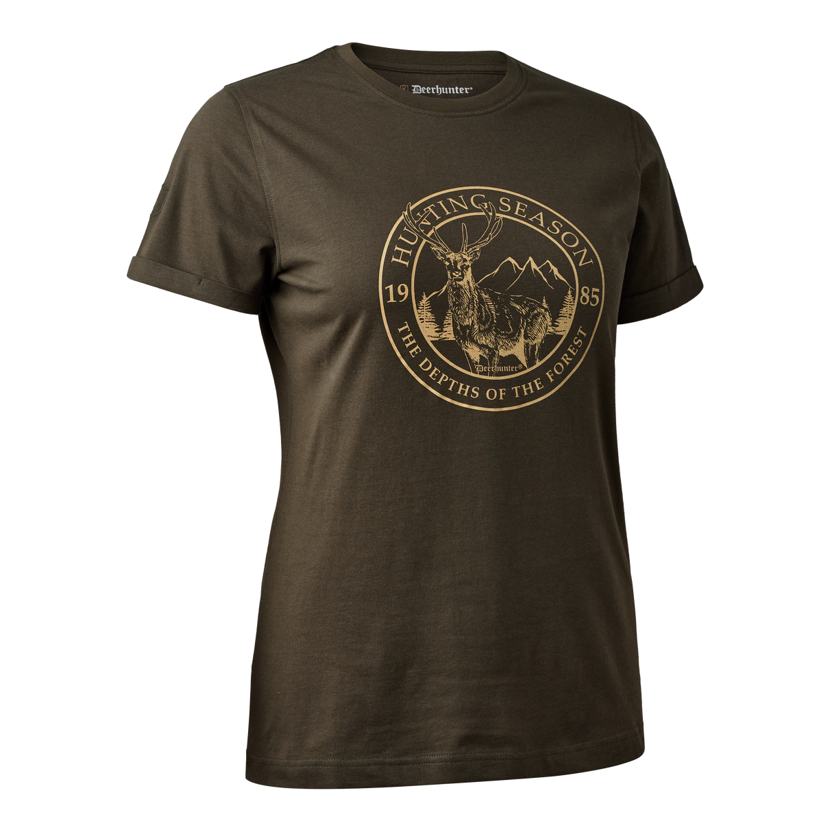 Lady Ella T‑Shirt Adventure Green - Deerhunter