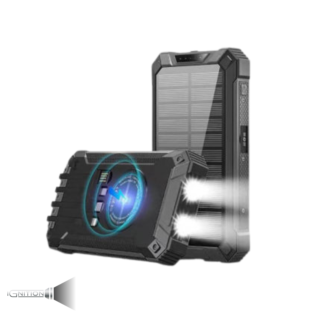 Powerbank - 30.000mAh mit Solarzelle - Ignition