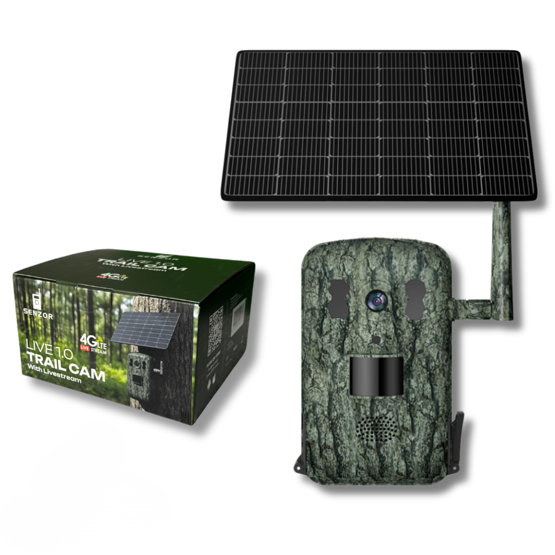 Live Wildkamera 1.0 inkl. Solarpanel und App – Senzor